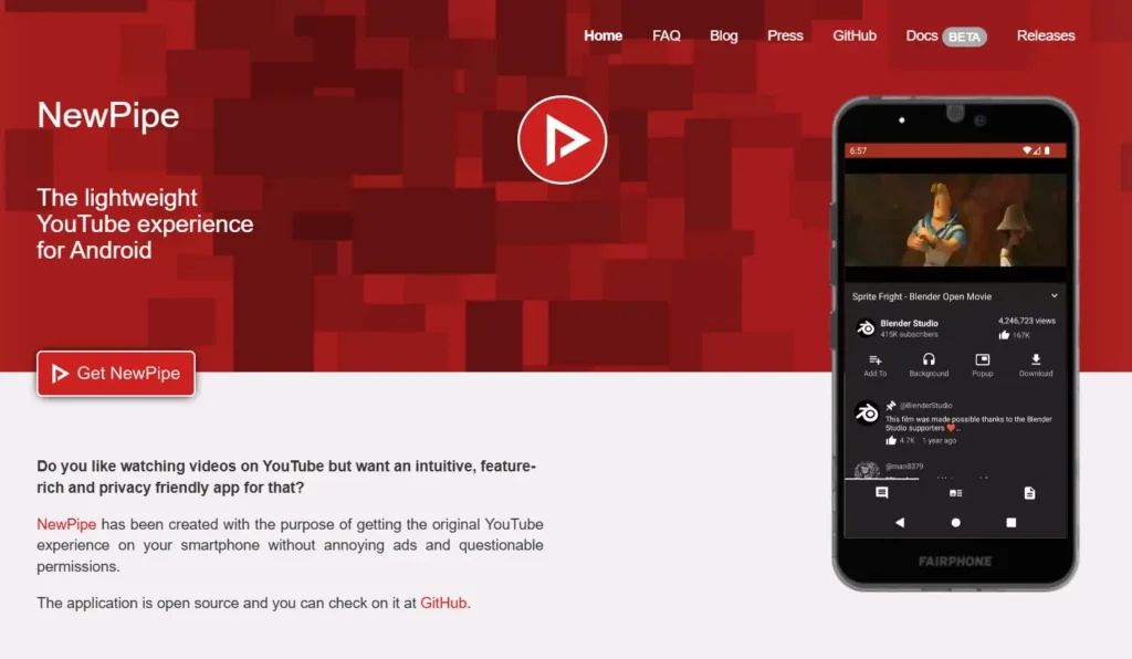 La mejor app para descargar videos de youtube – Newpipe (Alternativa a snaptube)